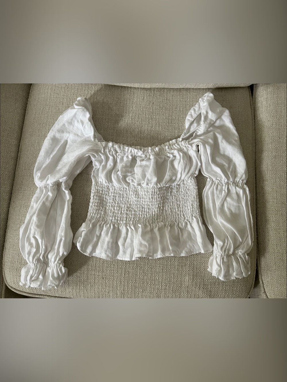 Reformation Puff-Sleeve Top